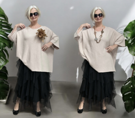 ITALIA MODA  oversized  gebreide top /in meerdere kleuren