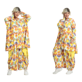 AKH oversized viscose/linnen  A-lijn blazer/tuniek apart