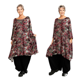 AKH oversized viscose A-lijn tuniek  apart stretch