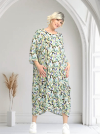 AKH oversized A-lijn  jurk apart