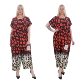 DIVAS PLANET katoen Overall/Jumpsuit met ritssluiting