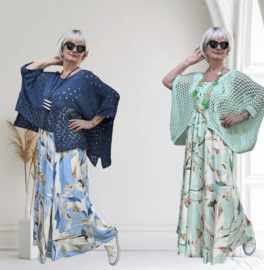 Sissi A-lijn viscose jurk apart /in meerdere kleuren