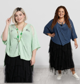 ITALIA oversized super zacht  gebreide top / in meerdere kleuren