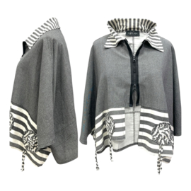 Vincenzo Allocca oversized katoen blazer/vest apart