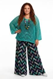 ITALIA katoen oversized gebreide top /in meerdere kleuren