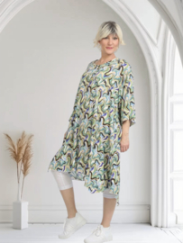 AKH oversized viscose A-lijn tuniek apart  