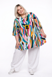 Naveed oversized viscose A-lijn tuniek