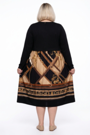 ITALIA MODA katoen/viscose jurk met zakken /stretch