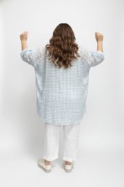 ITALIA oversized viscose blouse/hemd