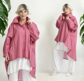 AKH oversized katoen A-lijn hemd/blazer/tuniek apart