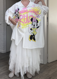 ITALIA oversized viscose blouse/hemd