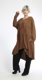 AKH oversized tricot viscose  A-lijn  tuniek/jurk apart stretch