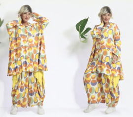 AKH oversized viscose/linnen  A-lijn blazer/tuniek apart