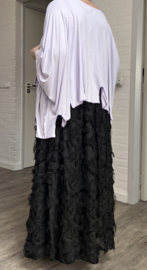 Naveed  oversized viscose jersey top/stretch