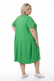 ITALIA MODA katoen A-lijn jurk stretch