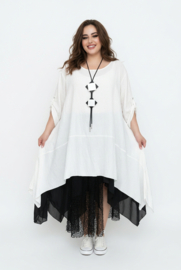 ITALIA  MODA  viscose wijde tuniek apart/ in meerdere kleuren