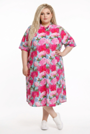 Vincenzo Allocca oversized viscose  BOHO A-lijn jurk apart