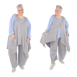 AKH A-lijn mouwloze vest stretch