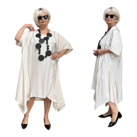 KEKOO design viscose A-lijn jurk