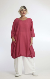 AKH viscose/linnen  A-lijn jurk/tuniek met zakken apart