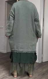 ITALIA oversized  gebreide tuniek stretch