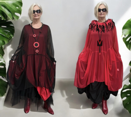 Moonshine A-lijn tule overjurk stretch/in meerdere kleuren