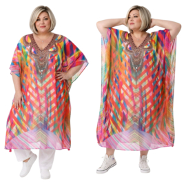 ONE OF A KIND  zomer poncho/tuniek ( extra groot)