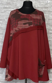 New Collection katoen A-lijn  tuniek stretch  /in meerdere kleuren