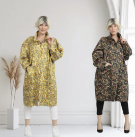 AKH oversized viscose/katoen zomerjas/blazer met ritssluiting / apart /stretch/in meerdere kleuren