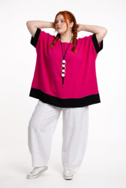 LaBass oversized viscose top/tuniek/niet doorschijnend /in meerdere kleuren