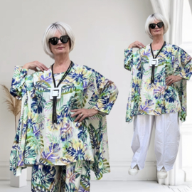 AKH viscose linnen look oversized A-lijn top