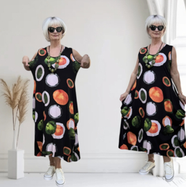 New Jersey viscose A-lijn jurk/tuniek/ stretch