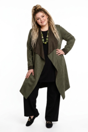 ITALIA MODA  oversized eco-suède vest  stretch/in meerdere kleuren