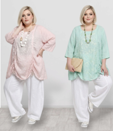 Moonshine  linnen A-lijn tuniek /in meerdere kleuren