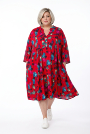 Vincenzo Allocca oversized viscose A-lijn BOHO jurk