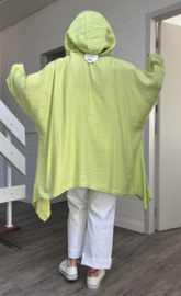 ITALIA MODA viscose tuniek met capuchon /in meerdere kleuren