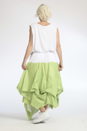 AKH oversized katoen rok met verstelbare plooien
