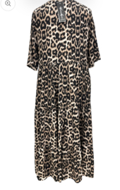 Vincenzo Allocca oversized viscose  BOHO A-lijn jurk apart