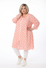 AKH oversized viscose A-lijn blazer/vest