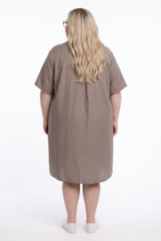 ITALIA MODA  viscose geborduurde jurk/in meerdere kleuren