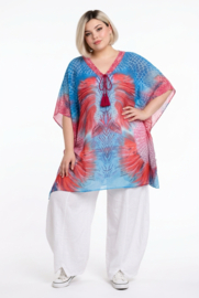 ONE OF A KIND  viscose zomerponcho/tuniek