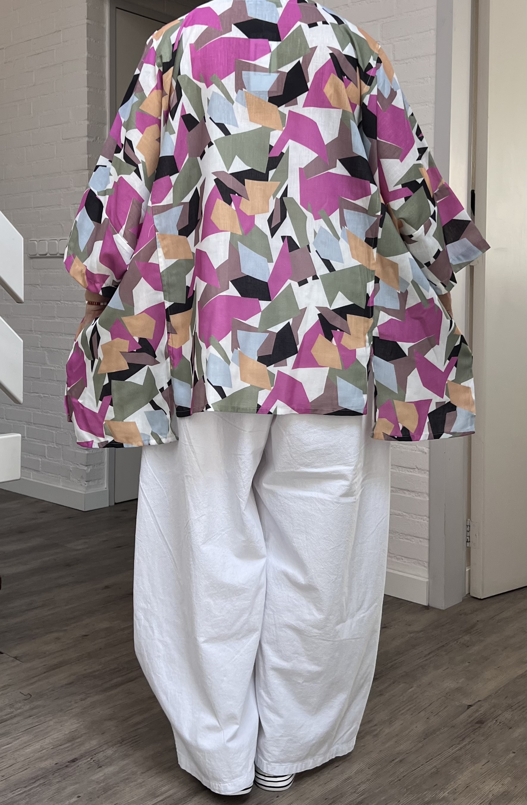 SINNE design.. A- lijn linnen/katoen top/tuniek