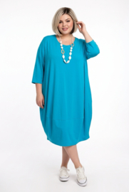 New Jersey viscose ballon jurk stretch