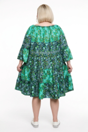 UNIDIVA polysilk A-lijn zomer jurk apart