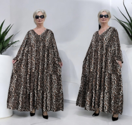 Vincenzo Allocca oversized viscose A-lijn jurk/tuniek apart