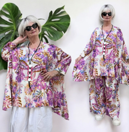 AKH viscose linnen look oversized A-lijn top