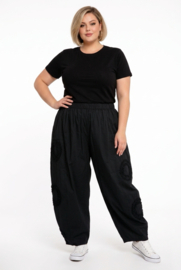 Moonshine katoen ballonbroek apart zwart