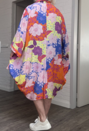 Vincenzo Allocca oversized viscose ballon tuniek met zakken