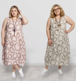 Moonshine linnen A-lijn jurk /in meerdere kleuren