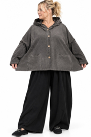 Moonshine katoen A-lijn blazer met capuchon  apart/in meerdere kleuren